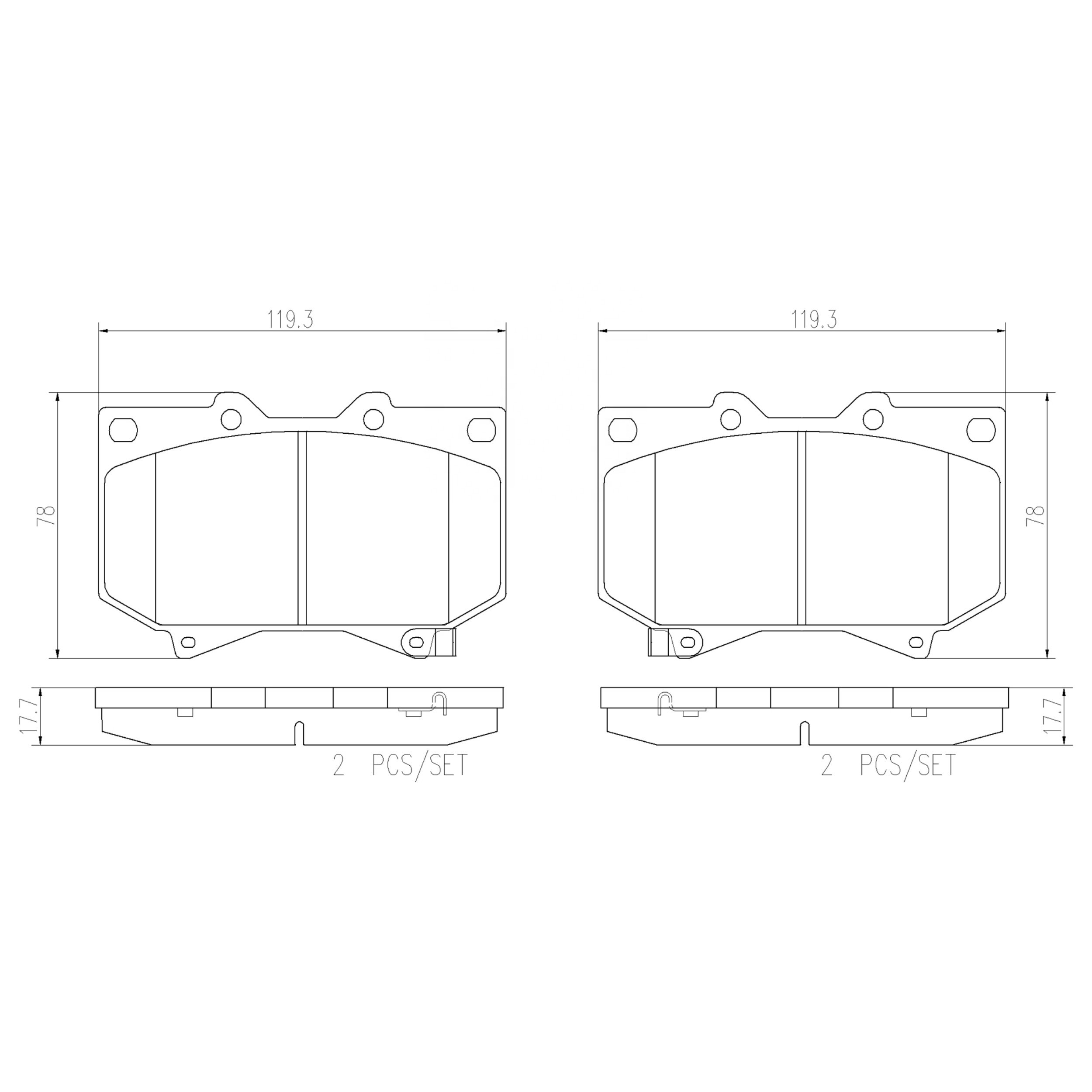 High Performance Factory Auto Parts Brake Pads (Pastillas De Freno) OEM Disc D812/D772/wva 23524/23525/24813 Is Front Axle Brake