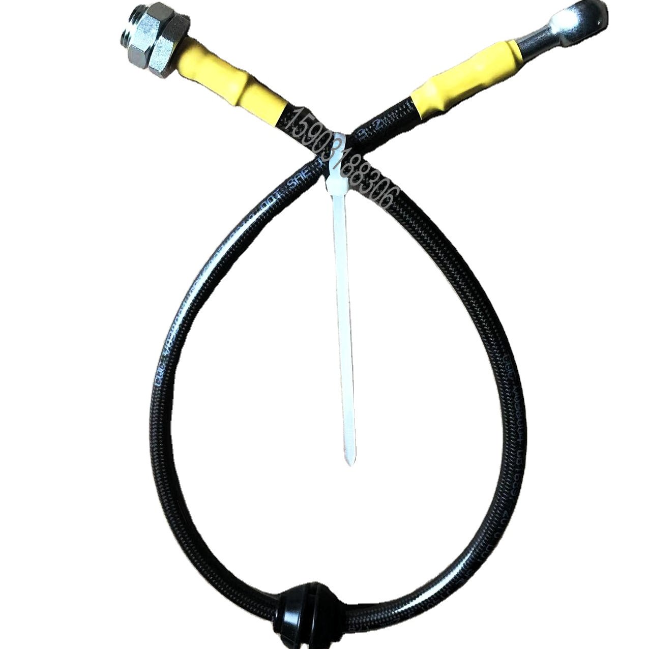 Universal 3AN Size PTFE Brake Hose Assembly with PU Cover for Auto Motorcycle Clutch & Brake
