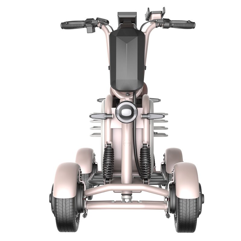 48V1000W 4 Wheel Elderly Electric Scooter Electric Bike With Dog Carrier