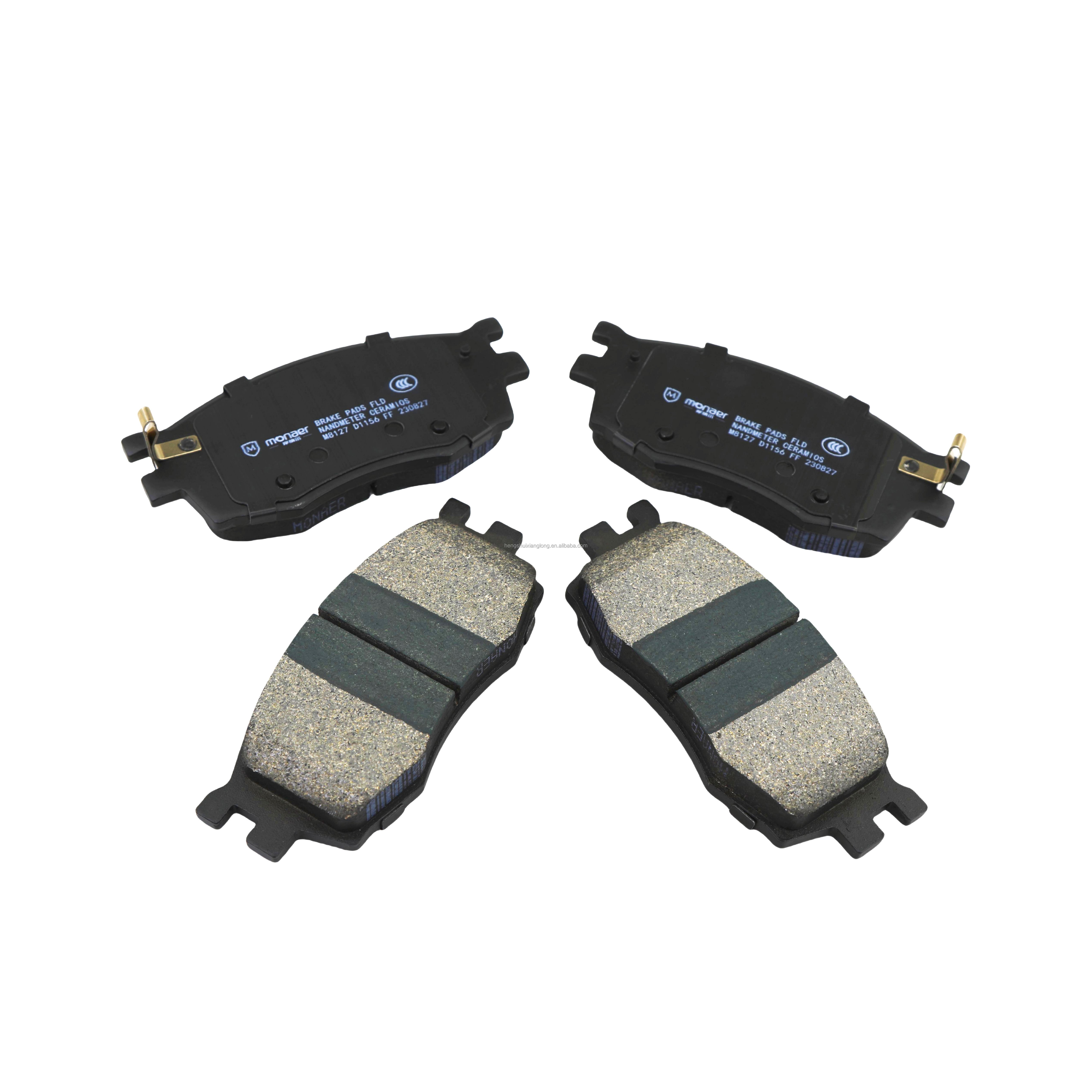 D11192M 58101-1GA00 High Performance Front Ceramic Brake Pad D1156 for Hyundai