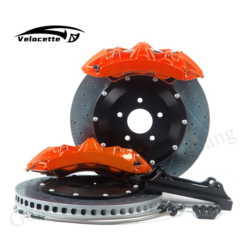 GT6 Big Brake Kit Auto Brake Systems Brake Accessories Calipers 6 Piston for bmw F10 E39 E30 E39 E46 F30 vw gti Golf Mk4 Mk7 F87