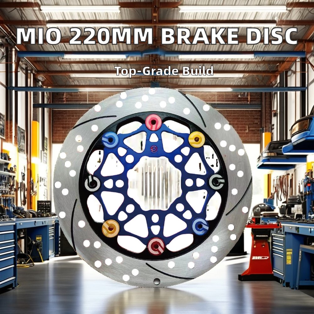 Wholesale MIO Motorcycle Rear Brake Disc 220mm Steel Aluminium Plastic-New Condition