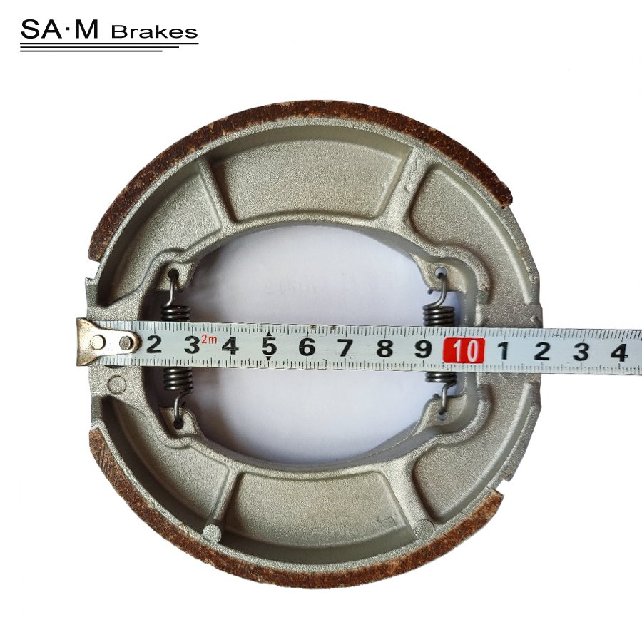 SAM Factory Motorcycle Brake Shoe for Honda CB125 (Front or Rear)/Beat 125 /Beat 110 Rear, Beat 125i Rear/Click