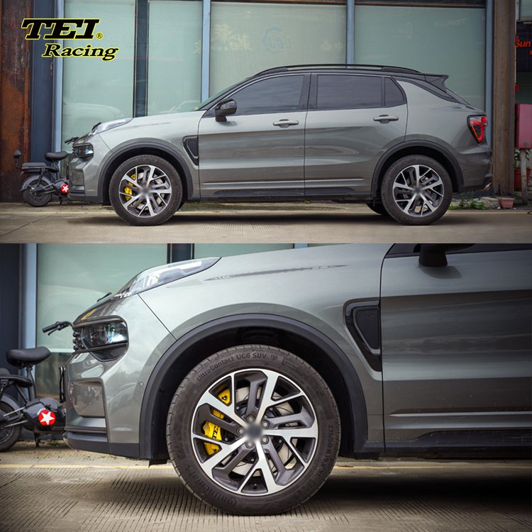 Front Big Brake Kit 6 Piston Caliper with 378*32 mm Rotor BBK Auto Brake System for LYNK&CO 01 19 Inch Car Rim
