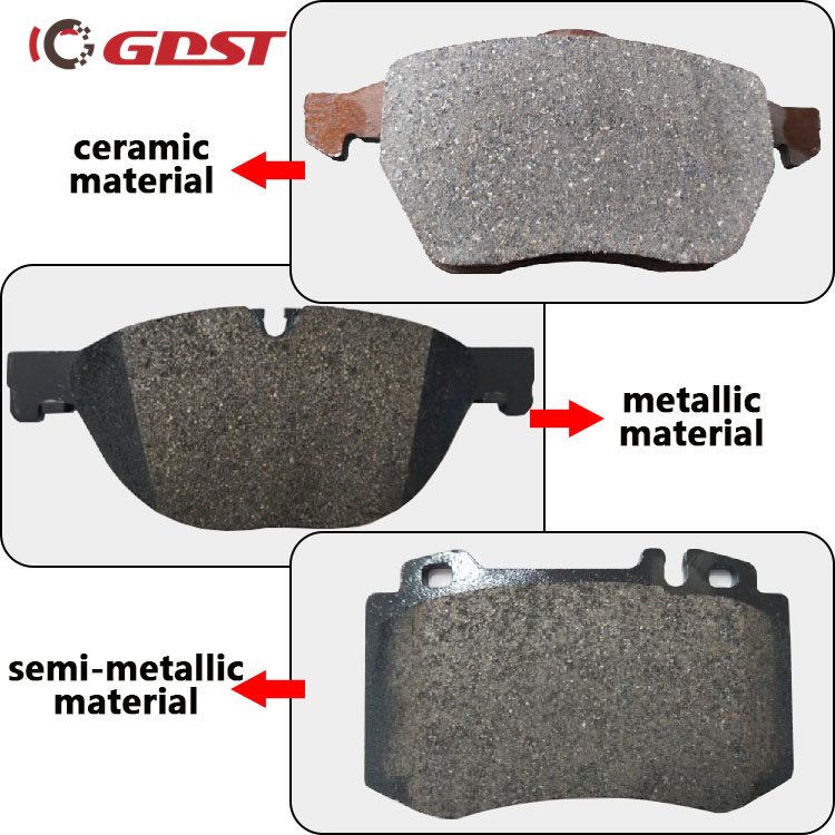 GDST Auto Brake Parts D822 D2183M GDB3242 GDB7075 SP1232 SP1244 Car Disc Brake Pad for Toyota COROLLA Yaris Geely Ck BYD F3
