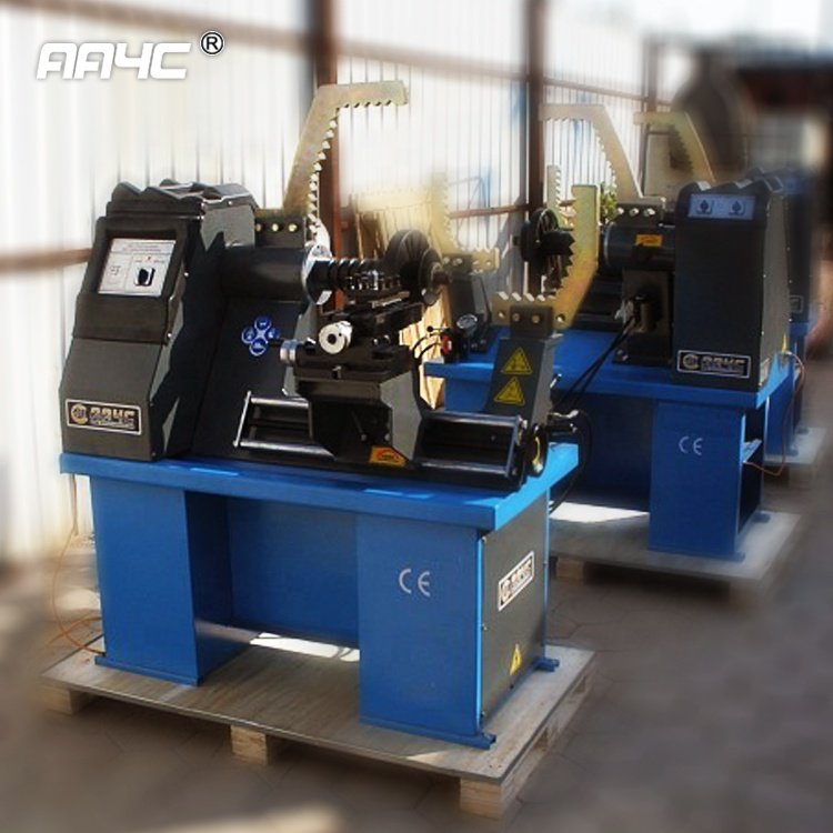 AA4C Full Automatic Rim Straightening Machine with Lathe AA-RSM595