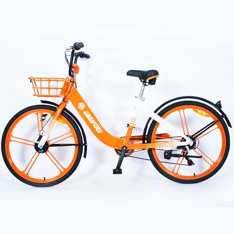 Chinese New City Bike Bicycle Outer Seven Speed Public Rental with Steel Fork and Brake Line System