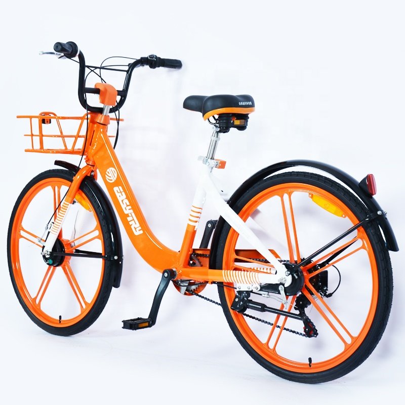 Chinese New City Bike Bicycle Outer Seven Speed Public Rental with Steel Fork and Brake Line System
