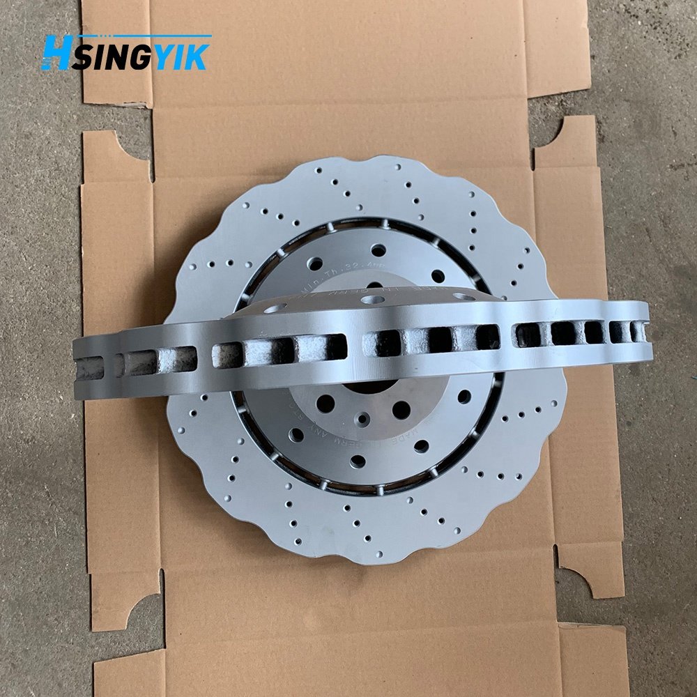 365MM Coating Wave Rotor Racing Car Sport Brake Disc for Audi R8 RS3 RS4 B8 Q7 420615301D