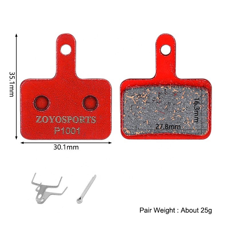 Mountain Bike Cycling Wear-resistant Brake for XT XTR SAINT SLX DEORE ZOOM Anti-wear Semi - Metalli Bicycle Brake Pad