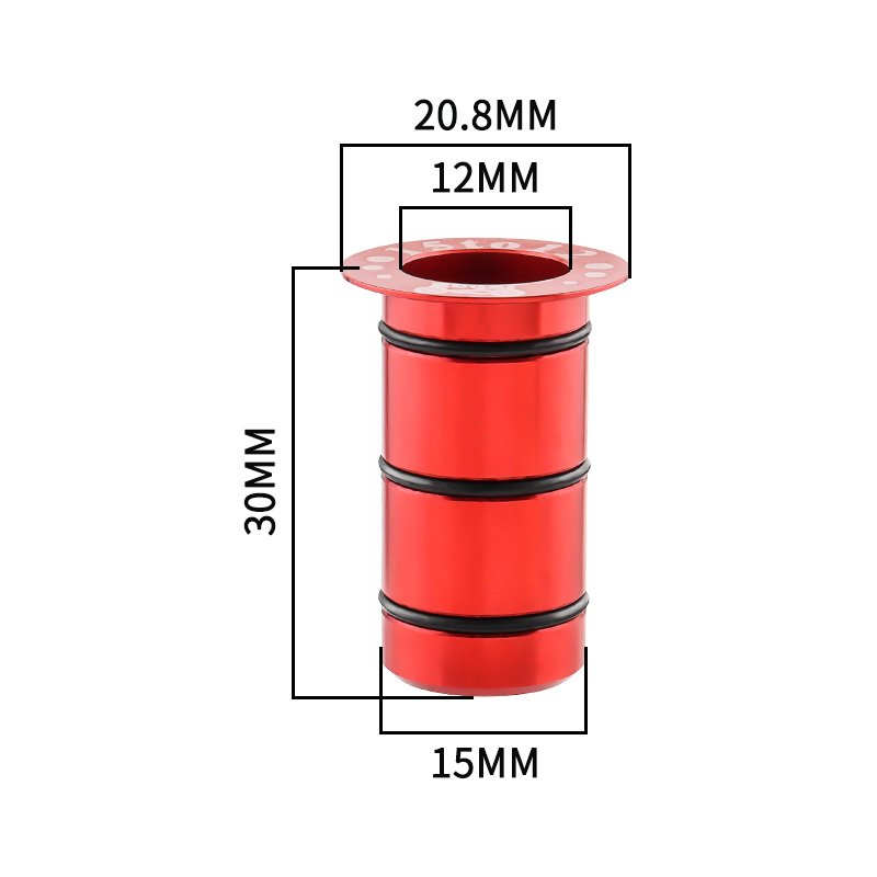 MUQZI Mountain Road Bike 15mm Conversion 12mm Hub Front Barrel Shaft Side Cover Seat Set Disc Brake Conversion