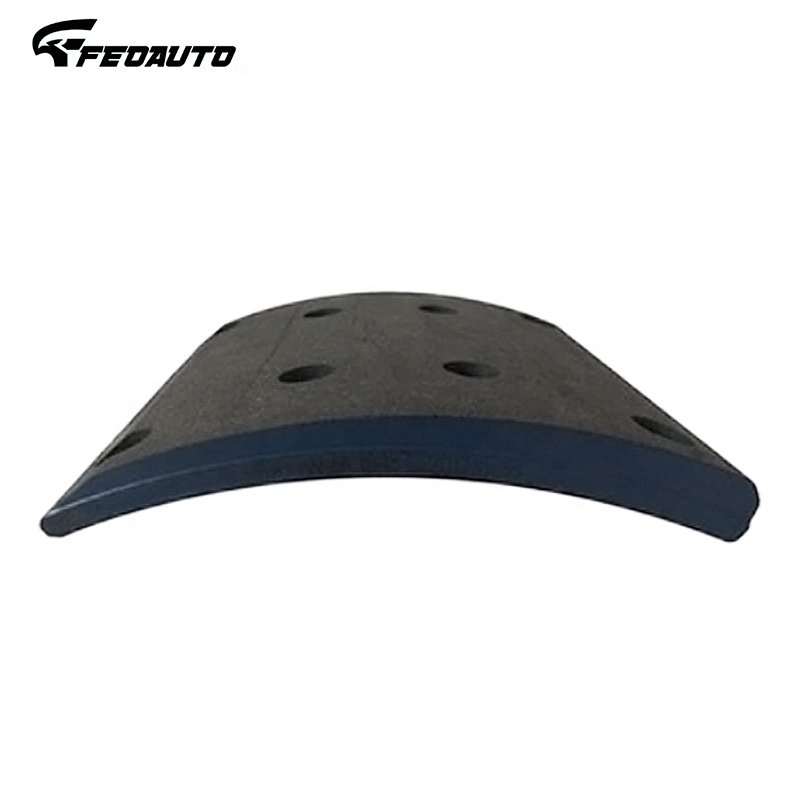 Brake Lining Manufacture 19487 19495 180 BPW Drum Brake Liner Trailer Truck Brake Lining