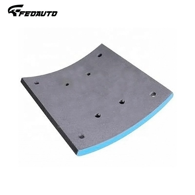 Brake Lining Manufacture 19487 19495 180 BPW Drum Brake Liner Trailer Truck Brake Lining