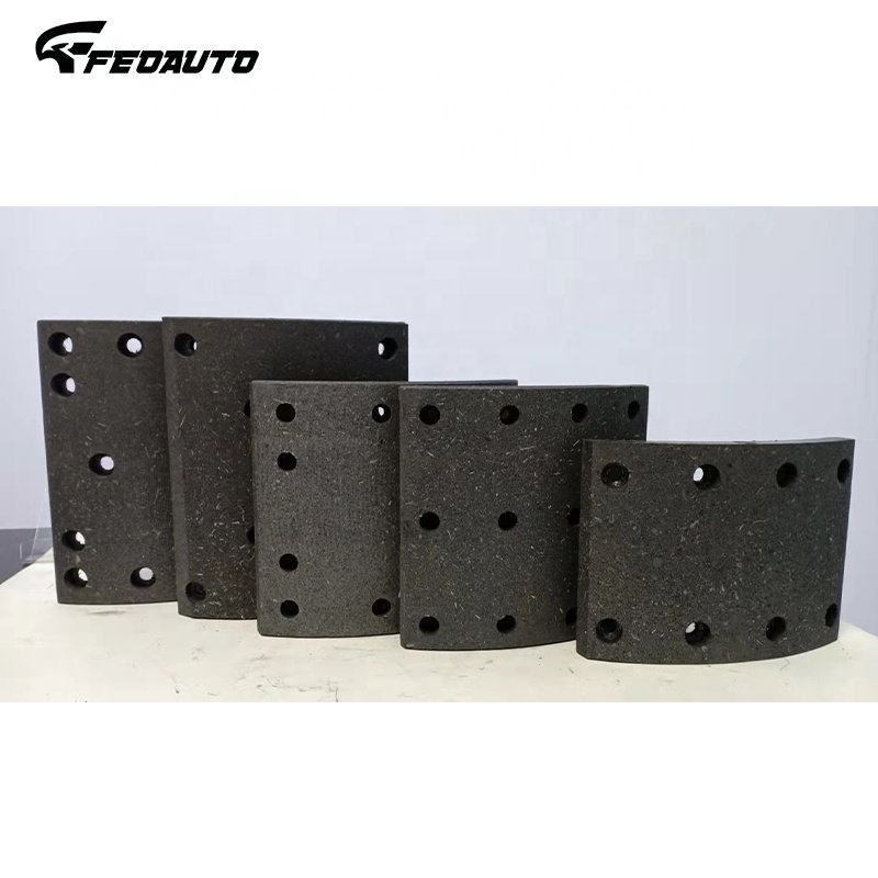 Brake Lining Manufacture 19487 19495 180 BPW Drum Brake Liner Trailer Truck Brake Lining