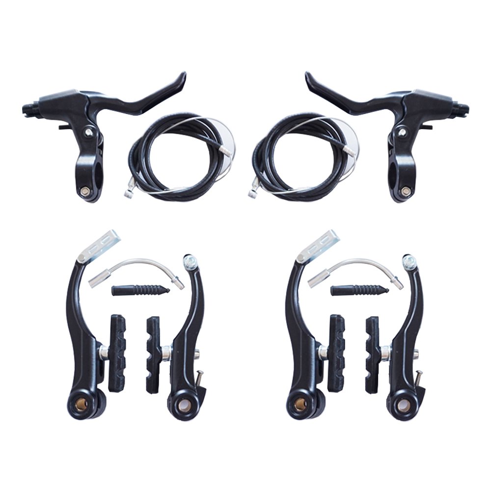High Quality Mountain Bike Road Bicycle Caliper Brake Set with Brake Pad for Replace Most Bicycle Road Bike Brakes