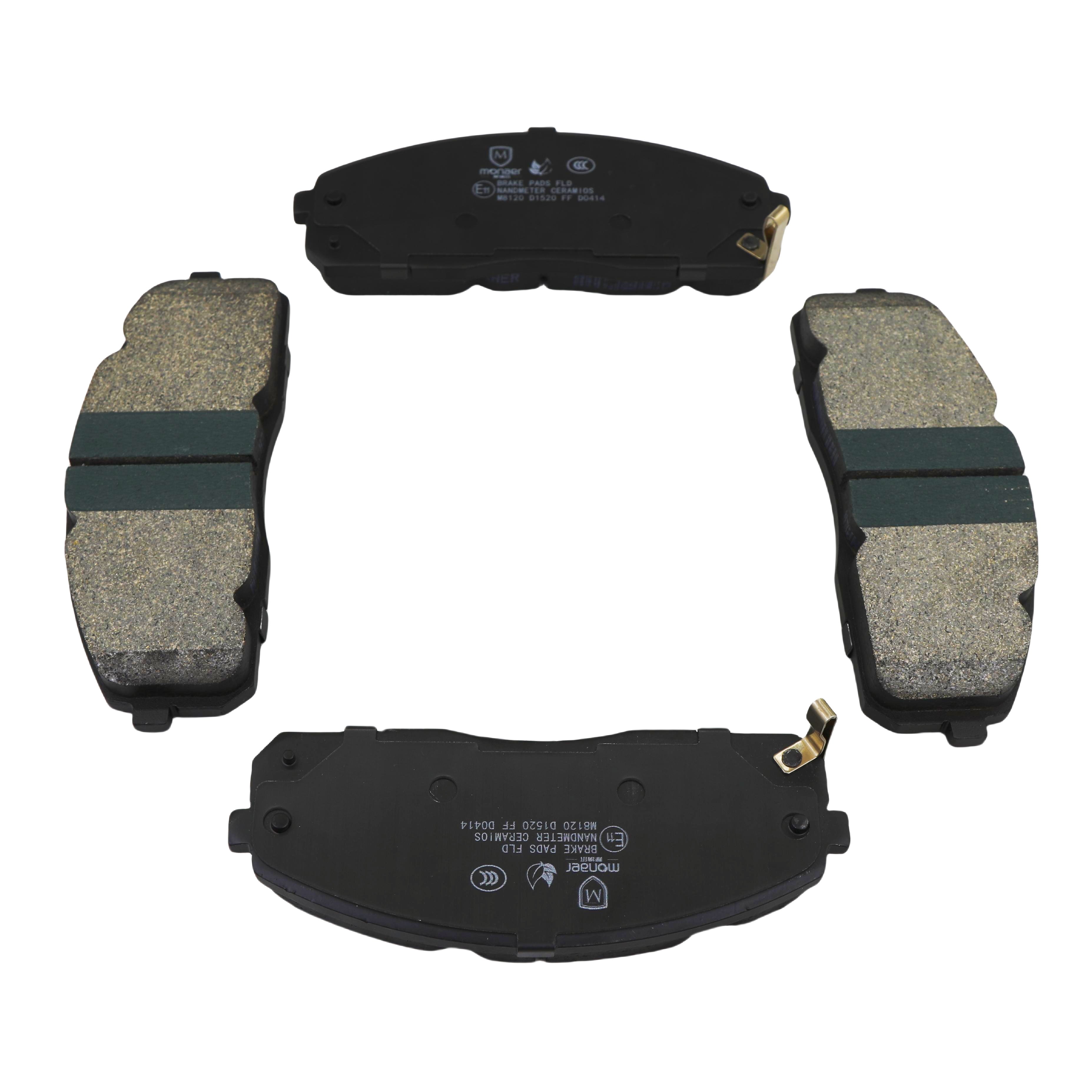 Monaer Brake Pads D1520 Ceramic Front Disc Brake Pad for Hyundai/Kia