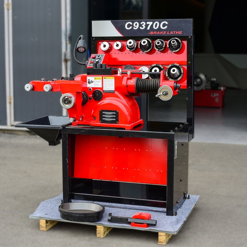 Brake Disc and Drum Lathe Machine Brake Drum and Disc Rotor Turning Lathe C9370C