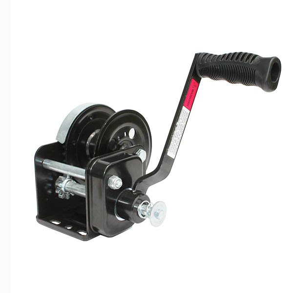 Automatic Brake Winch for Hoist 1200LB/540kg Manual Hand Crane Winch Portable Lift