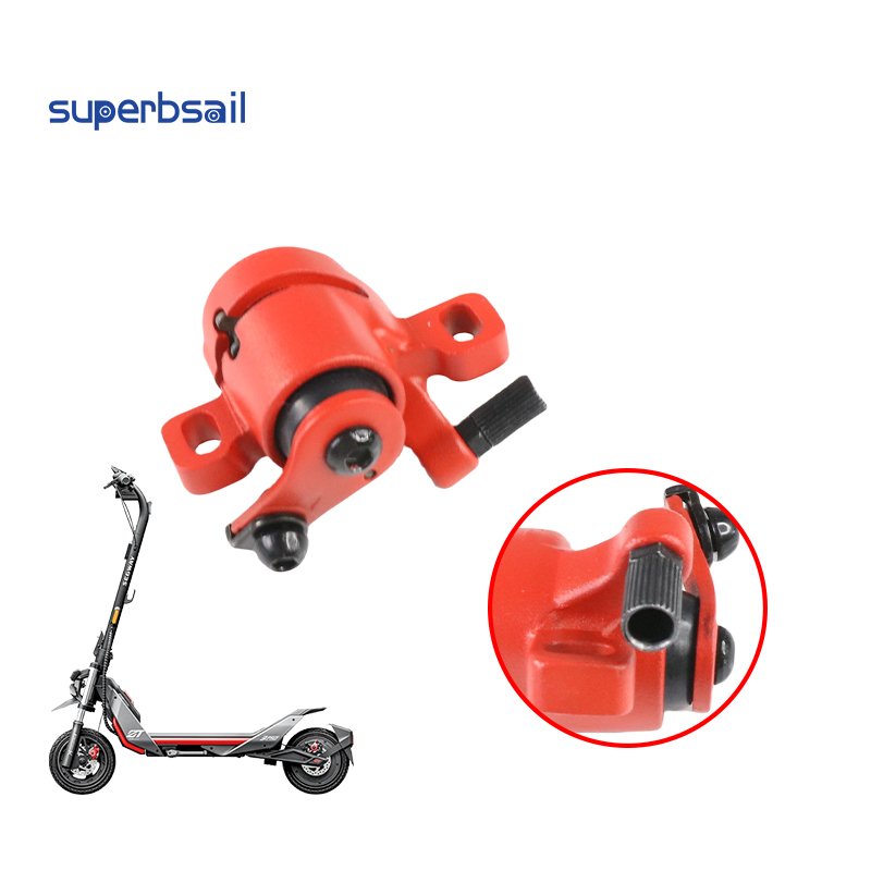 Original Brake Caliper-Red for Nine Bot ZT3 Pro Spare Parts Electric Scooter Brake Base Brake Caliper Replacement Parts