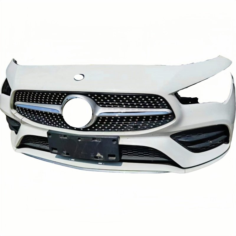 For Mercedes Benz W118 MT Bumper Kit High Quality ABS Plastic for Front Car Upgrade for CLS W221 Includes Fog Light Cut-Outs