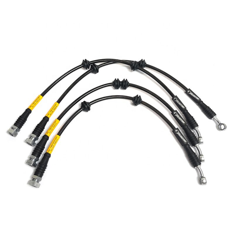 Factory Direct Supply Ptfe Braided Hose Sh Sj Stainless Steel Braided Brake Lines for Subaru Forester