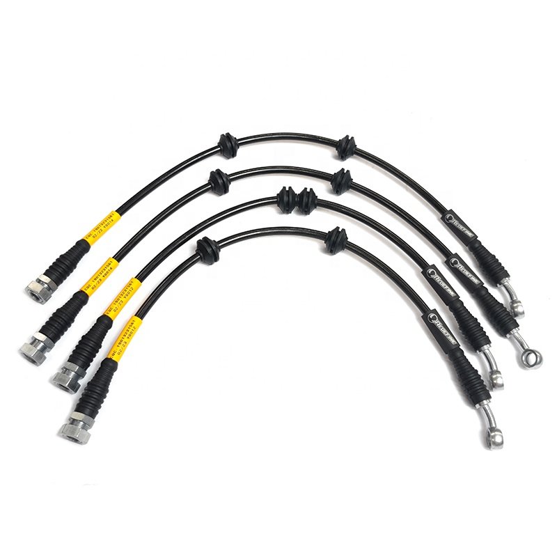 Factory Direct Supply Ptfe Braided Hose Sh Sj Stainless Steel Braided Brake Lines for Subaru Forester
