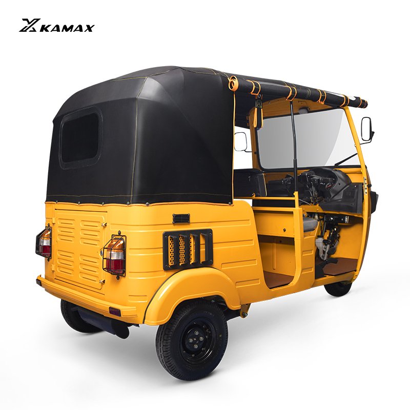 KAMAX New Design Gasoline Passenger Motorized Tricycle 3 Wheeler Tuk Tuk Petrol Tricycle Passenger Seatfor for Adults