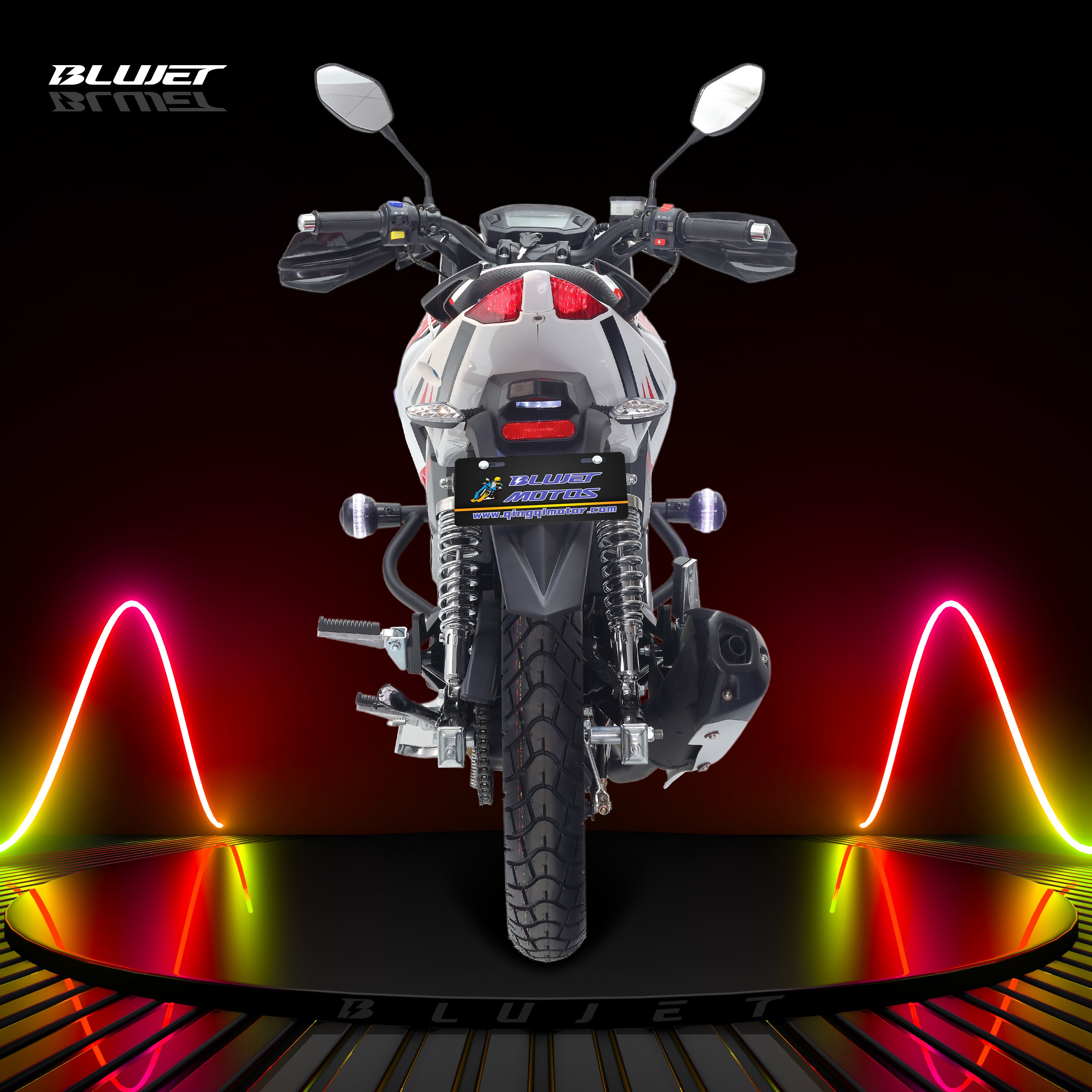 New 200cc Street Motorcycle Push Rod CG200 Engine Digital Meter Disc Brake for Latin America Market