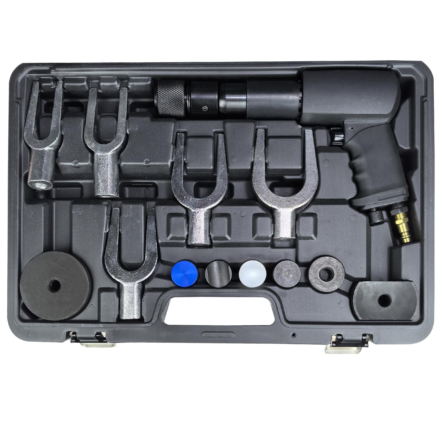 WZAUTO Chassis Brake Disc Removal Various Vehicles Tapered Punch Flat Chisel Ball Fork Powerful Air Hammer Impact Hammer Kit