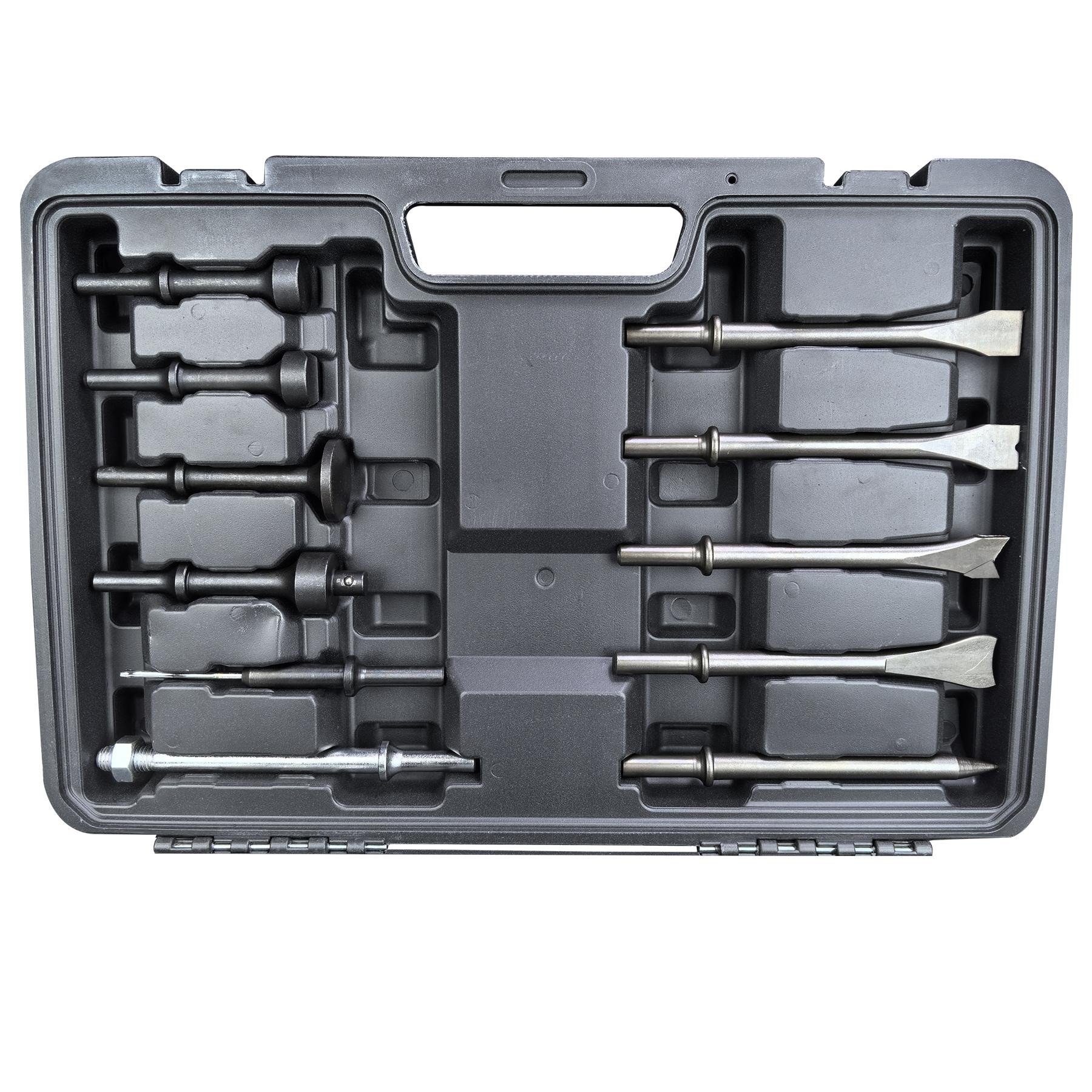WZAUTO Chassis Brake Disc Removal Various Vehicles Tapered Punch Flat Chisel Ball Fork Powerful Air Hammer Impact Hammer Kit