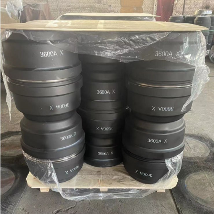 16.5 X 7 Terbon Truck Heavy Duty Spare Brake System Parts 66864B / 66884 / 3600AX 3922X Cast Iron Brake Drum
