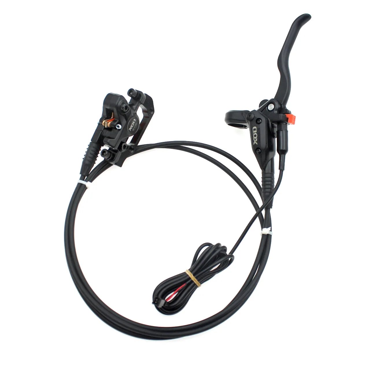 XOD E300 Mtb Bike Brake Hydraulic Power Off Disc Brake Calipers Front Rear 900mm/1800mm Ebike Oil Pressure Disc Brake Set