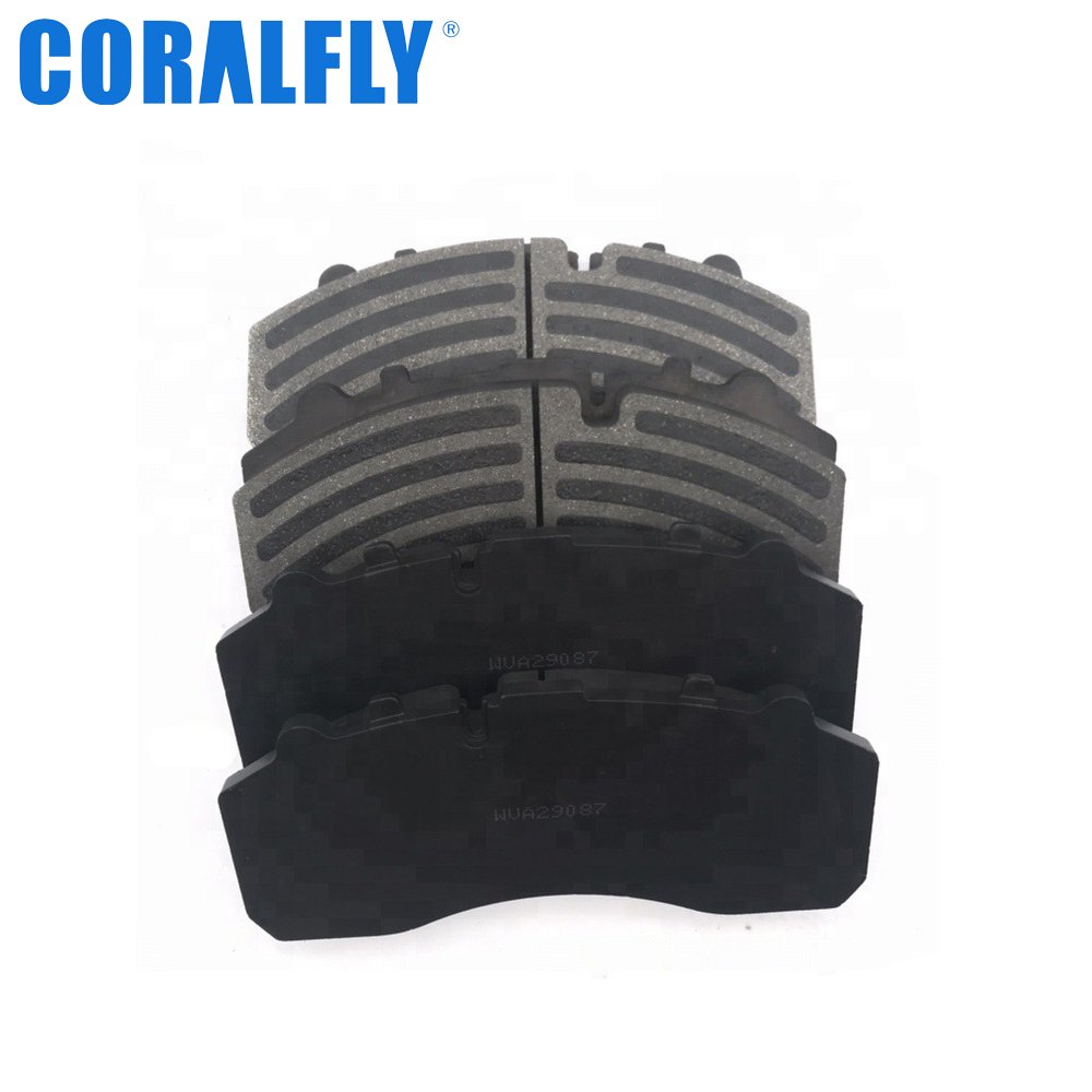 Ceramic Spare Parts Truck Brake Pads Manufacturer WVA29017 Truck Brake Pads for DAF