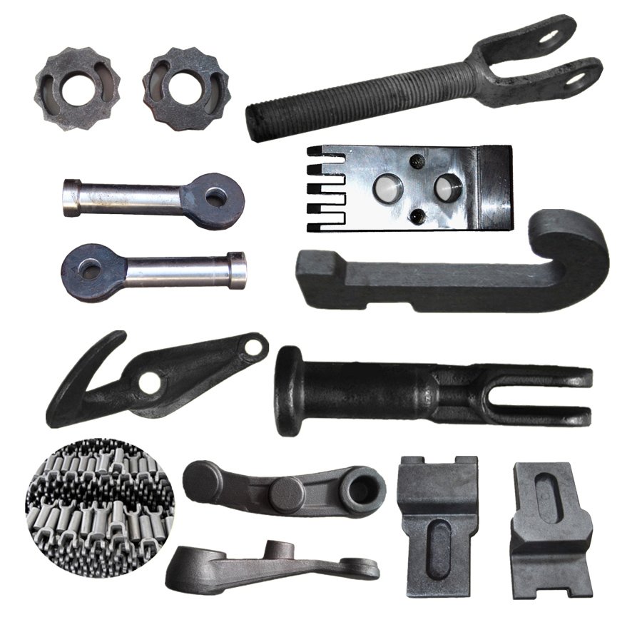 OEM Custom Service Forging Brake Caliper Lifting Chain Hook Pendant Tines Forged Steel Fasteners Kit Parts for Industry Mining