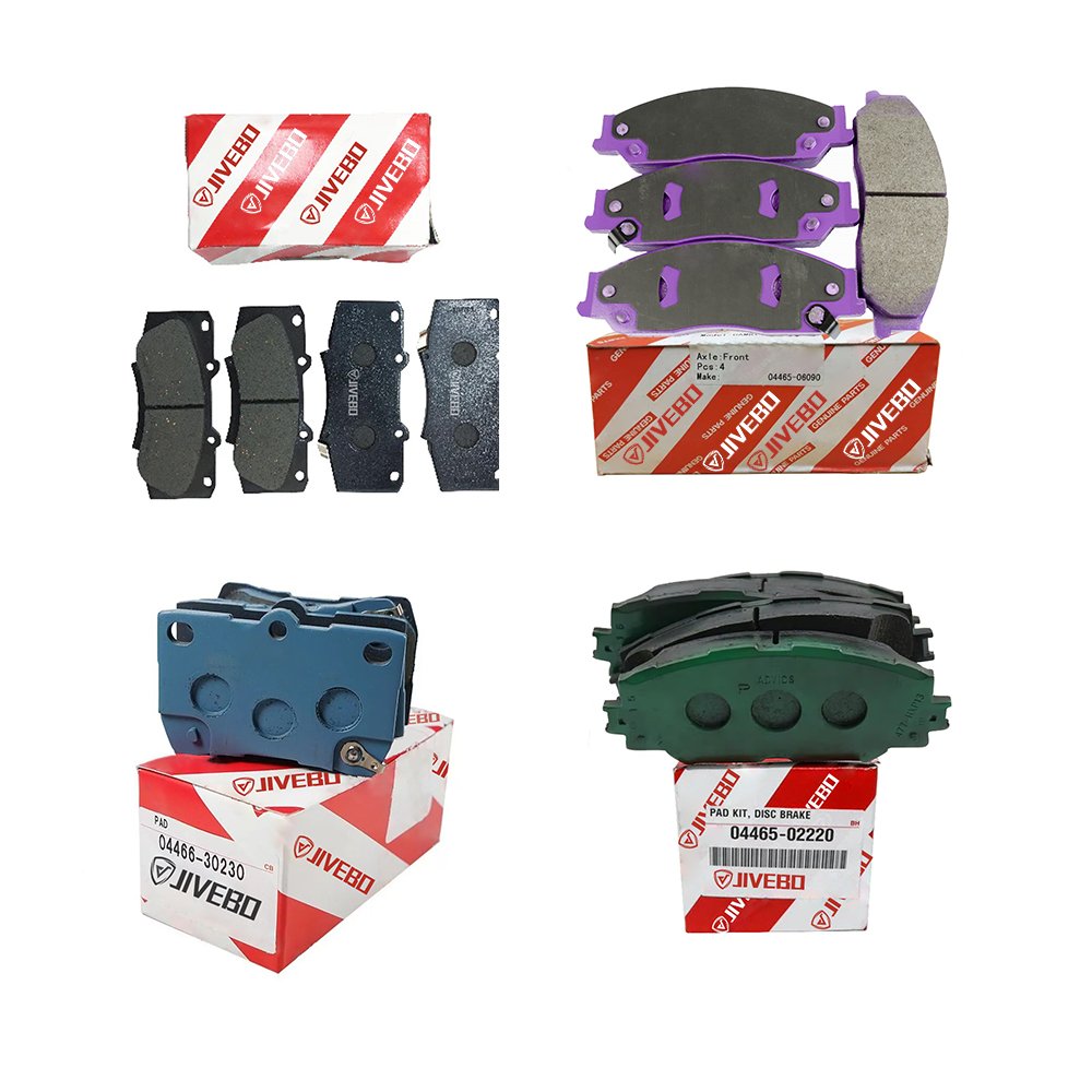 Cheap Wholesale Price Low Metallic Back Plates Front Rear Brake Pad 04465-42080 04465-06090 Ceramic Brake Pads for toyota