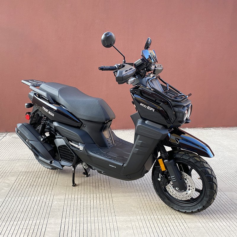 EPA DOT Certified 200cc High-Speed Gasoline Scooter for Adults EFI System Front Rear Disc 95km/h Max Speed Adult Front Brake