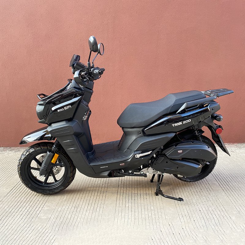 EPA DOT Certified 200cc High-Speed Gasoline Scooter for Adults EFI System Front Rear Disc 95km/h Max Speed Adult Front Brake