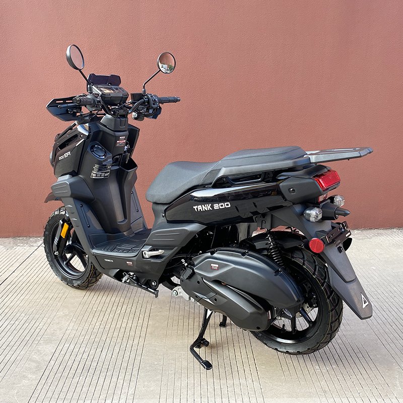 EPA DOT Certified 200cc High-Speed Gasoline Scooter for Adults EFI System Front Rear Disc 95km/h Max Speed Adult Front Brake