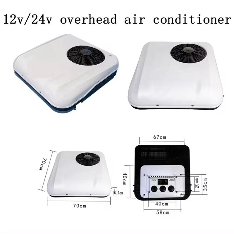 Truck & Car Roof Top Parking Air Conditioner 12V 24V Fast Cooling for Cab & Tractor Auto Parking Conditioner