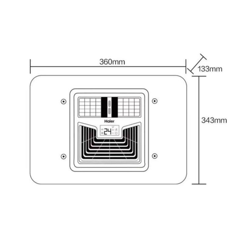 12V 24V Auto Parking Conditioner RV Truck Air Conditioner With AC for Parking