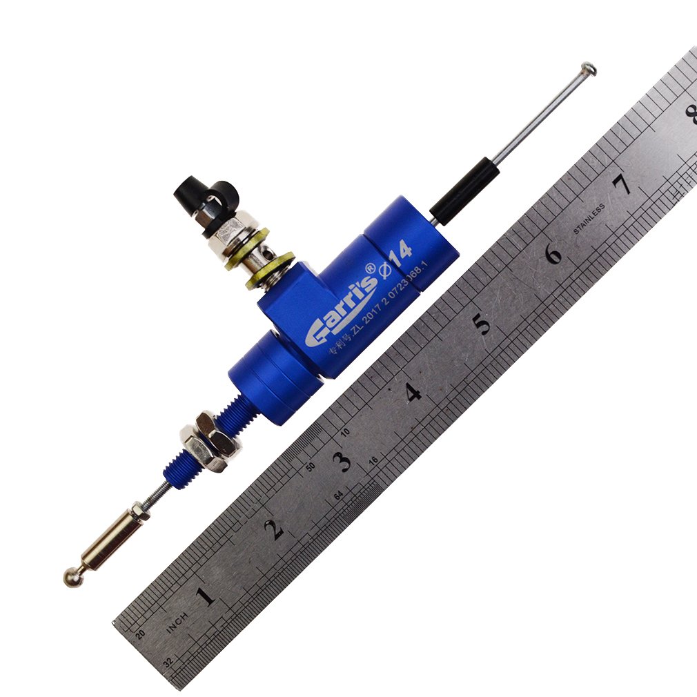 GOOFIT Motorcycle Hydraulic Clutch Master Cylinder Rod Left Brake Pump M8x1.25mm CNC Universal for YZ125 YZ250 YZ250F YZ450F