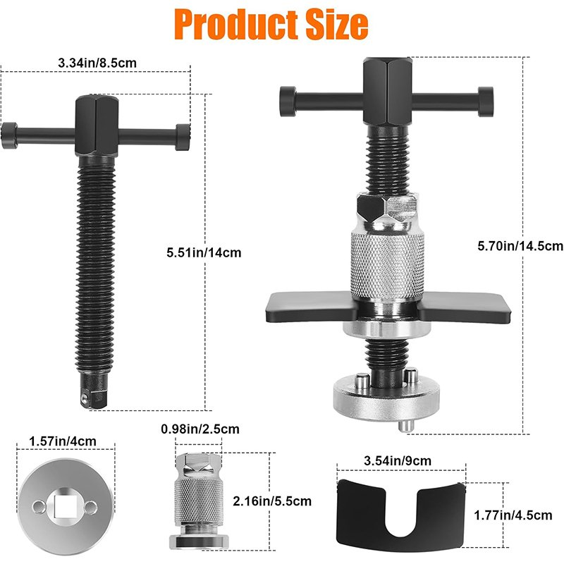 Automotive Disc Brake Piston Caliper Wind Back Car Repair Brake Pad Replacement Tool