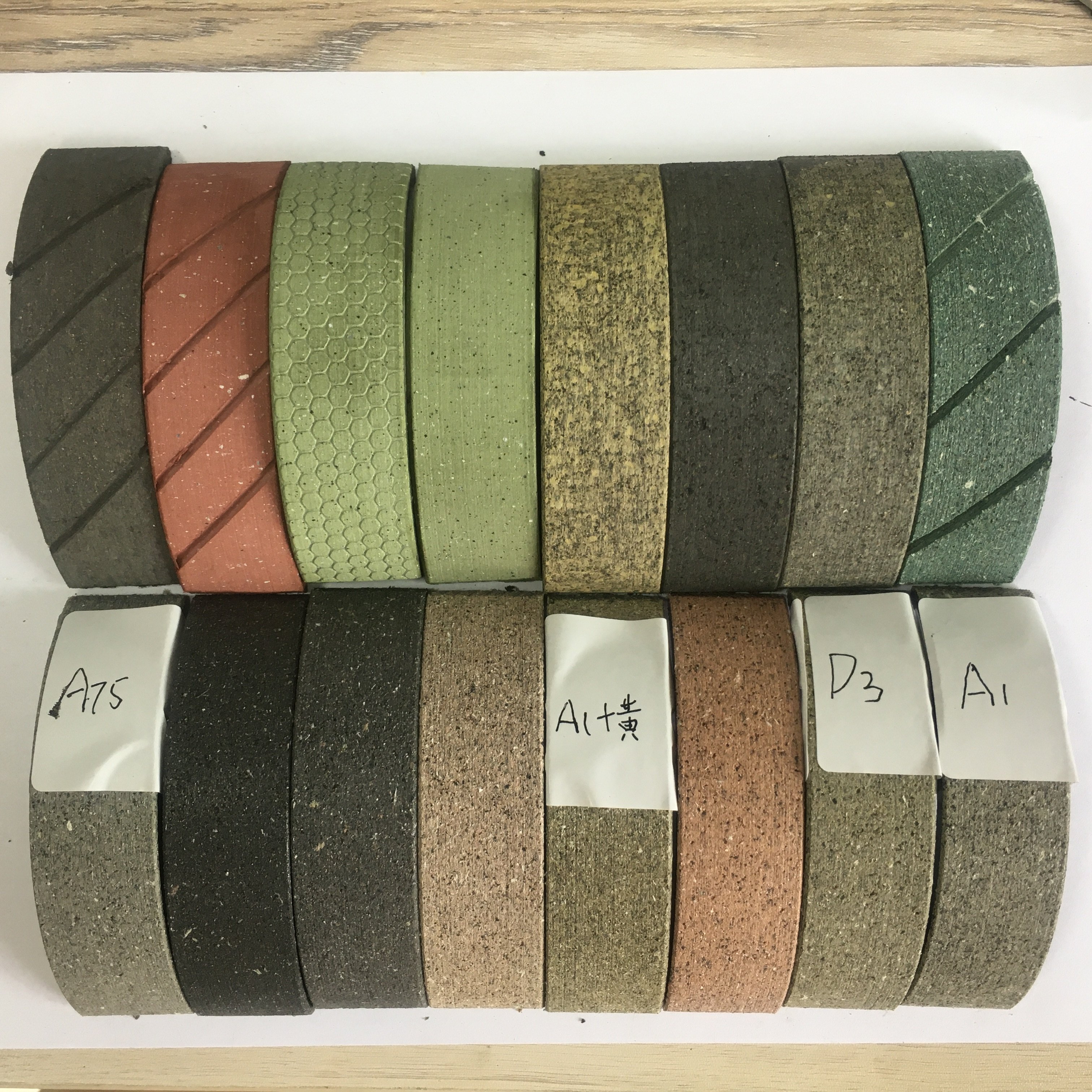 Hot Sale Different Colors for Asberstos Motorcycle Brake Lining