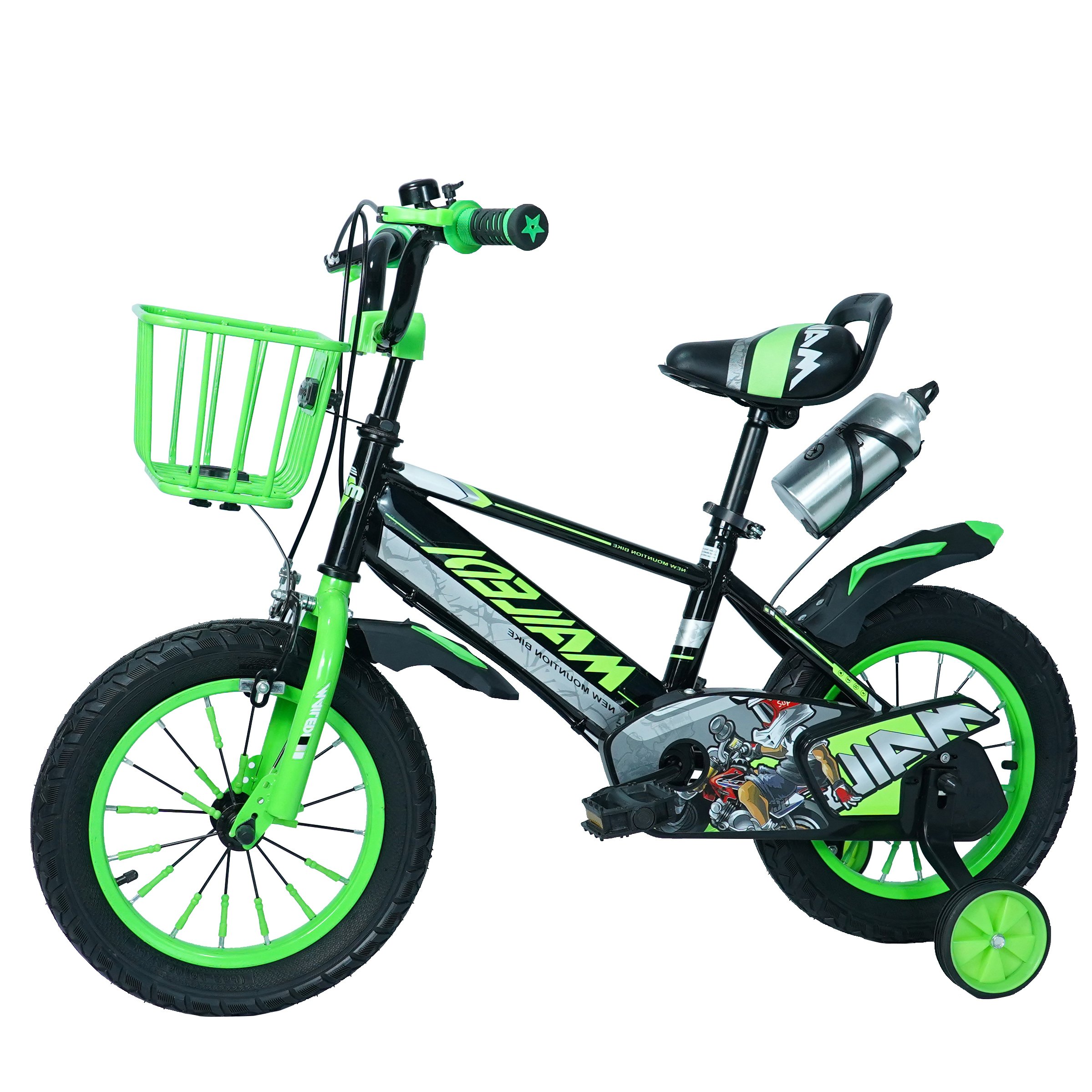 EN71 Standard Kids Bicycle 12" Small Bike for Kids Student Kids Bicycle Sports Bike for Baby 4 Years Old