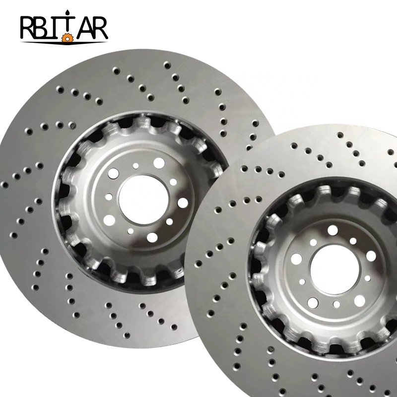 Auto Parts Cross Drilled Rotors for BMW M5 Brake Disc 34112284101 34112284102