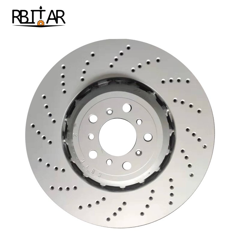 Auto Parts Cross Drilled Rotors for BMW M5 Brake Disc 34112284101 34112284102