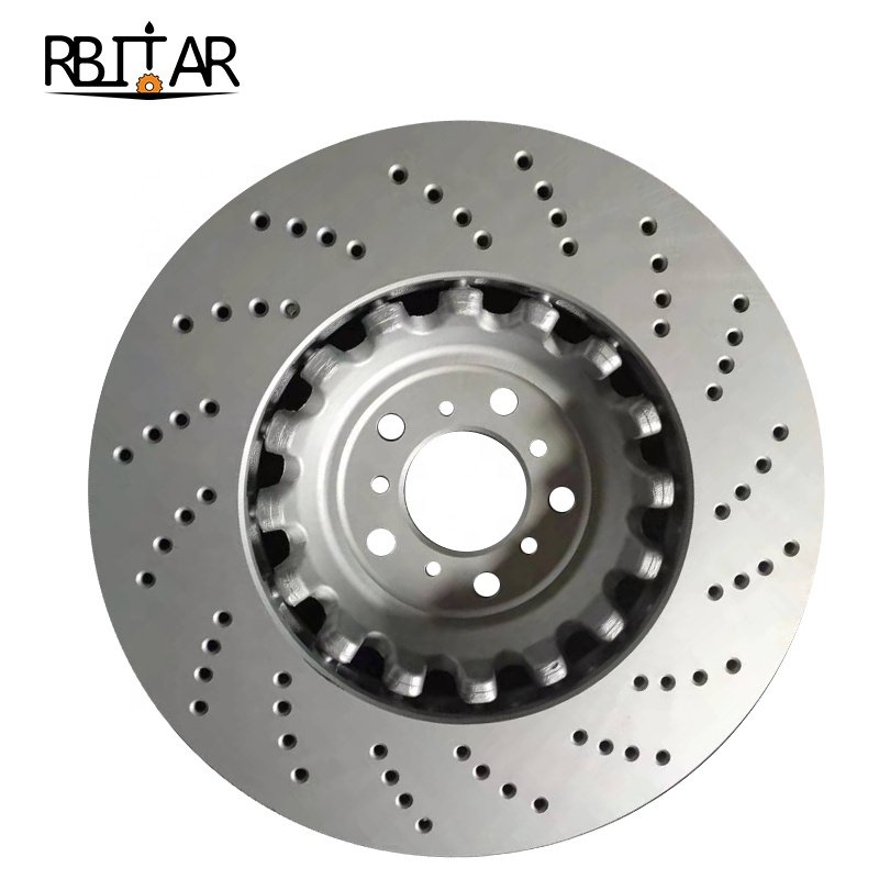 Auto Parts Cross Drilled Rotors for BMW M5 Brake Disc 34112284101 34112284102