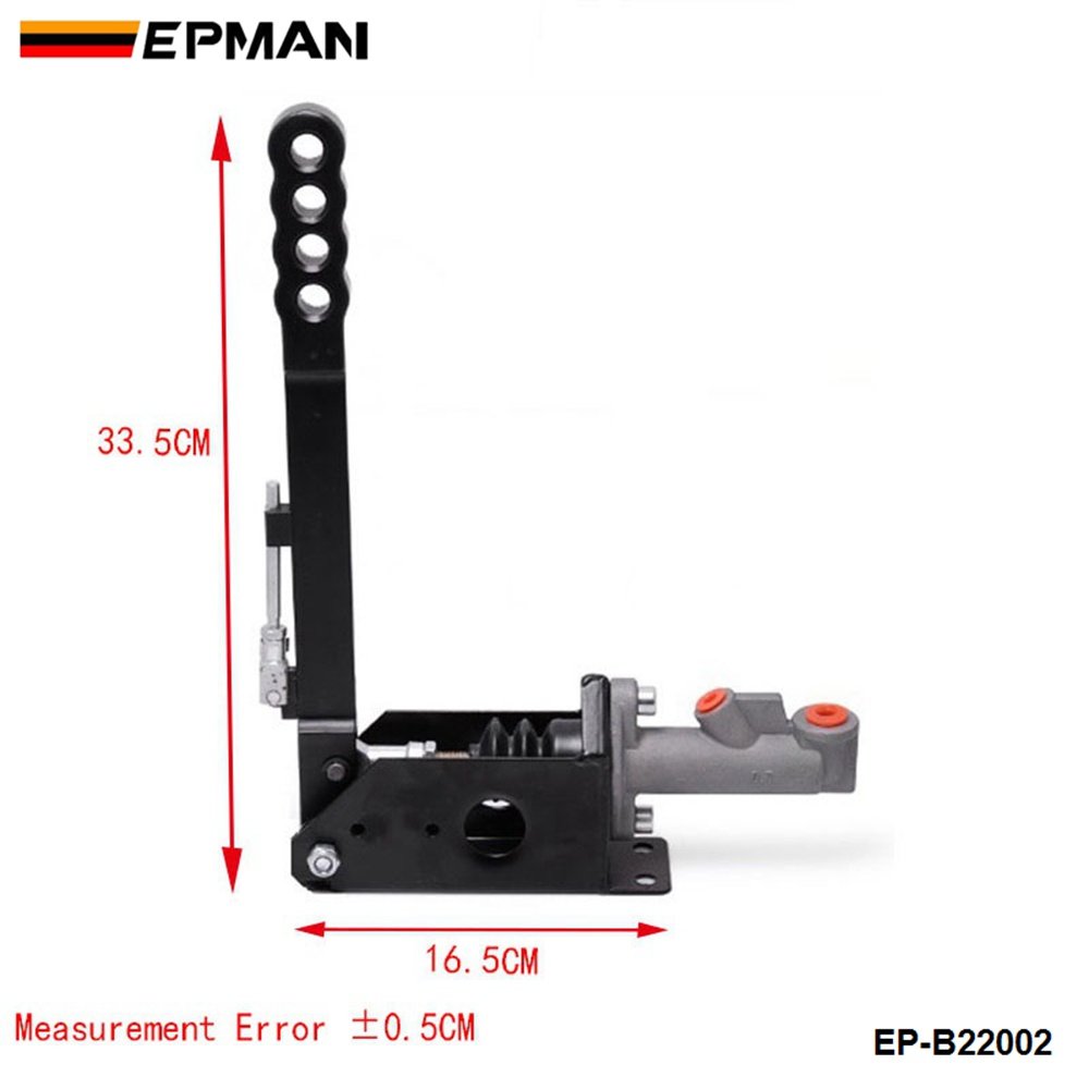 EPMAN Vertical Professional Hydraulic Handbrake With Master Cylinder WRC Type for Drifting Rally Race EP-B22002