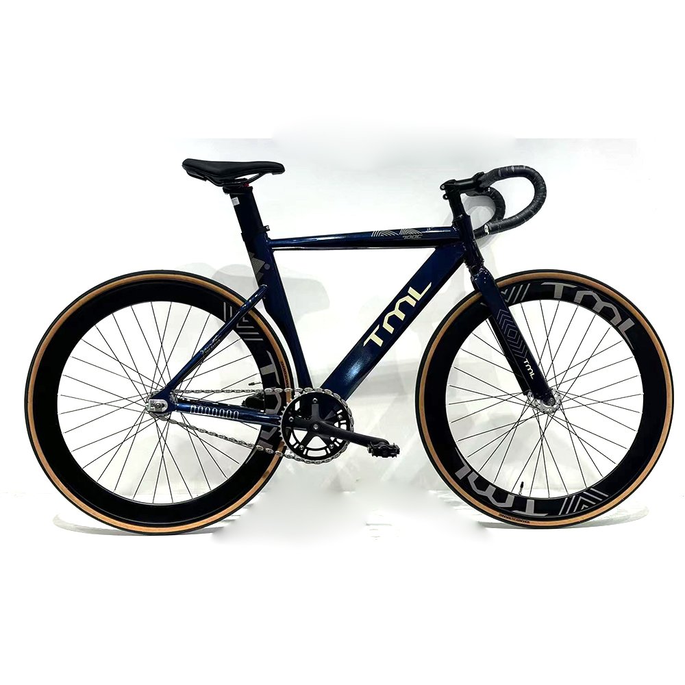 Factory Sale Single Speed Black White Yellow Aluminum Alloy 700C Fixed Gear Bike Bicycle.