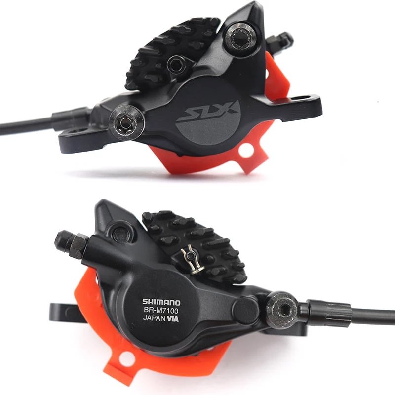 Shimano SLX M7120 4 Piston M7100 2 Piston Hydraulic Disc Brake Set for Mountain Bike MTB Brake 800/900/1500/1600mm Left & Right